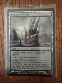 Dakmor Salvage FOIL Modern Masters LP Land Uncommon MAGIC MTG CARD - Image 1