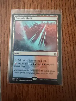 Masters 25 Cascade Bluffs x1 Light Play, English Magic Mtg M:tG - Image 1