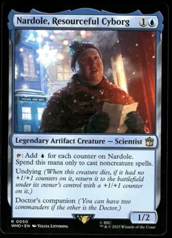 1x Nardole, Resourceful Cyborg - Universes Beyond: Doctor Who - NM - MTG - Image 1