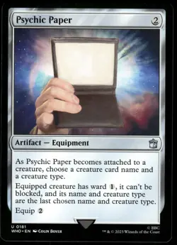 1x Psychic Paper - Universes Beyond: Doctor Who - NM - MTG - Image 1