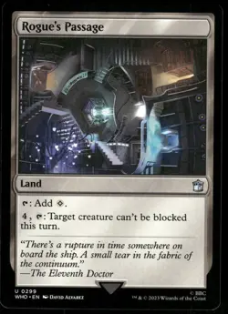 1x Rogue's Passage - Universes Beyond: Doctor Who - NM - MTG - Image 1