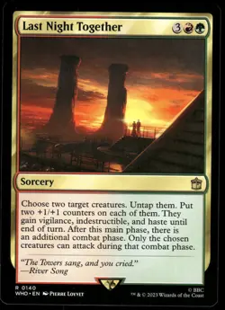 1x Last Night Together - Universes Beyond: Doctor Who - NM - MTG - Image 1