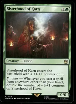 1x Sisterhood of Karn - Universes Beyond: Doctor Who - NM - MTG - Image 1