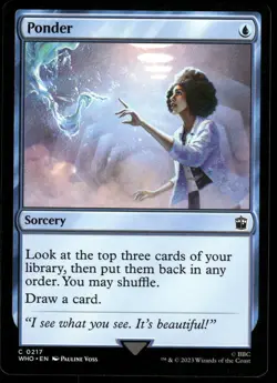 1x Ponder - Universes Beyond: Doctor Who - NM - MTG - Image 1