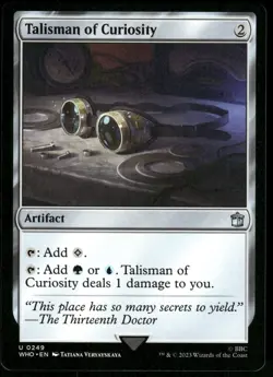 1x Talisman of Curiosity - Universes Beyond: Doctor Who - NM - MTG - Image 1