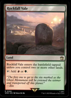 1x Rockfall Vale - Universes Beyond: Doctor Who - NM - MTG - Image 1