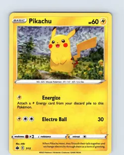 Pokemon TCG Pikachu 2022 Mcdonalds Promos 7/15 Holo Promo Card NM - Image 1