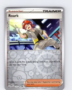 Pokemon TCG Roark S&V Paradox Rift 173/182 Reverse Holo Uncommon Card NM - Image 1