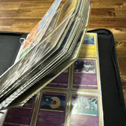 Binder Collection Lot 165 Pokemon Cards Energy Training Pokemon Mix - Image 1