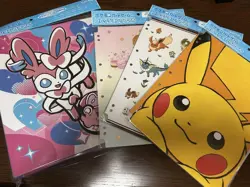 Pokemon Sylveon Collection File Eevee Pikachu Refill Set Rare Binder Supply - Image 1