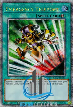 Yugioh RA02-EN053 Emergency Teleport Quarter Century Rare 1st Edition - Image 3
