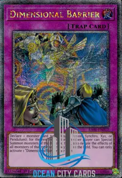 Yugioh Dimensional Barrier RA01-EN072 Quarter Century Rare 1st Edition - Image 3