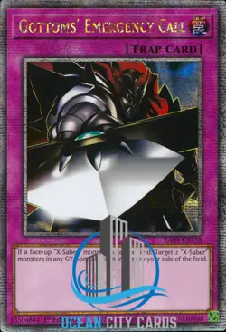 Yugioh RA04-EN138 Gottoms' Emergency Call Quarter Century Secret Rare 1st Ed - Image 3