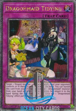 Yugioh Dragonmaid Tidying RA04-EN102 Quarter Century Secret Rare 1st Ed - Image 3