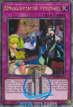Yugioh Dragonmaid Tidying RA04-EN102 Quarter Century Secret Rare 1st Ed - Image 5