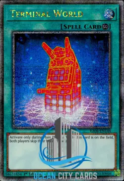 Yugioh Terminal World RA04-EN148 Quarter Century Secret Rare - Image 1