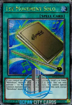 Yugioh 1St Movement Solo MP24-EN038 Quarter Century Rare 1st Edition - Image 3