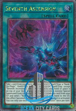 Yugioh RA04-EN098 Seventh Ascension Quarter Century Secret Rare - Image 3