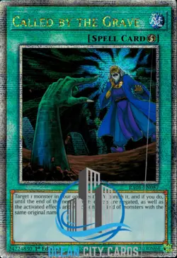 Yugioh Called By The Grave RA01-EN057 Quarter Century Rare 1st Edition - Image 1
