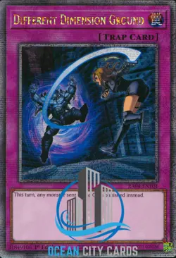 Yugioh RA04-EN101 Different Dimension Ground - Quarter Century Secret Rare - Image 3