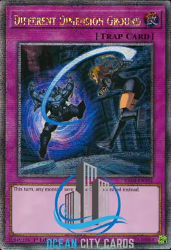 Yugioh RA04-EN101 Different Dimension Ground - Quarter Century Secret Rare - Image 1