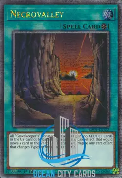 Yugioh Necrovalley RA04-EN122 Quarter Century Rare 1st Edition - Image 1