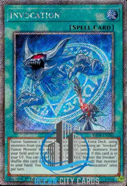 Yugioh RA04-EN281 - Invocation - Platinum Secret Rare - Image 5