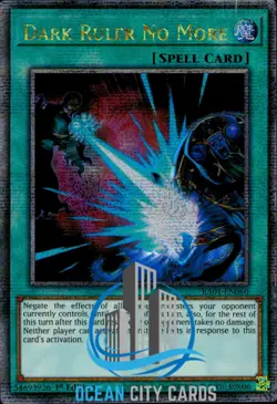Yugioh Dark Ruler No More RA01-EN060 Quarter Century Rare 1st Edition - Image 1