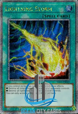Yugioh Lightning Storm RA01-EN061 Quarter Century Secret Rare Near Mint 1st Ed - Image 3