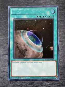 YuGiOh! Terraforming RA04-EN084 - Error Misprint No Name No Imprint 1st Ed NM - Image 2