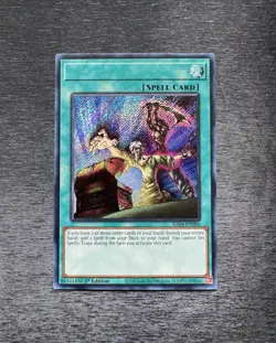 YuGiOh! Left Arm Offering RA04 - Error Misprint No Name No Imprint 1st Ed NM - Image 1