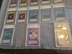 Yugioh -18 Graded Cards-W/ Duplicates All Graded BCCG 10-Winged Dragon+ - Image 2