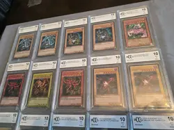 Yugioh -18 Graded Cards-W/ Duplicates All Graded BCCG 10-Winged Dragon+ - Image 3