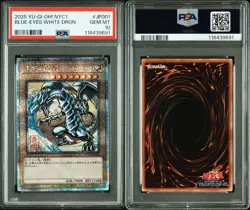 PSA10 BlueEyes White Dragon Ukiyoe Edition 25th Anniversary Yugioh Card Japanese - Image 3
