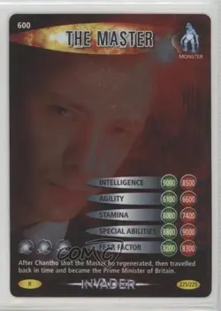 2006 Doctor Who: Battles in Time - Trading Card Game The Master #225 2e7 - Image 1