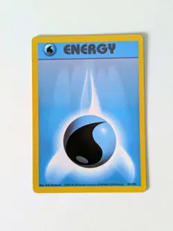 Pokemon Card WOTC Water Energy 102/102 Base Non-holo Common Unlimited 1999 - NM - Image 1