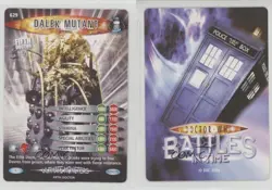 2006 Doctor Who: Battles in Time - Trading Card Game Dalek Mutant (Dying) 2e7 - Image 3