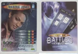 2006 Doctor Who: Battles in Time - Trading Card Game Martha Jones #100 2e7 - Image 3