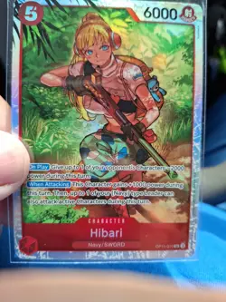 Hibari (Alt Art) OP11-010 SR Fist of Divine Speed One Piece Card Game, English - Image 1