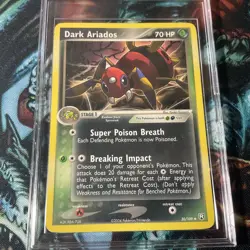 2004 Pokemon Card Dark Ariados 30/109 EX Team Rocket Returns Non Holo Near Mint - Image 2