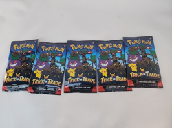 5 Pack Pokemon TCG Trick or Trade Booster Packs 2024 Halloween Card Lot - Image 1