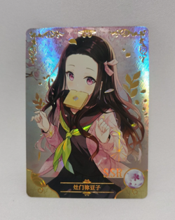 Goddess Story NS13 1M13 Waifu Holo Card SSR 02 - Demon Slayer Nezuko - Image 1
