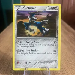 Cobalion 91/113 2013 B&W Legendary Treasures Pokemon Card TCG Holo Rare - Nm - Image 1