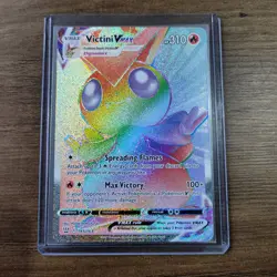 Victini VMAX 165/163 Battle Styles Secret Rainbow Rare Pokemon Card - Image 1