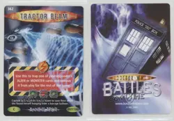 2006 Doctor Who: Battles in Time - Trading Card Game Tractor Beam #087 2e7 - Image 3