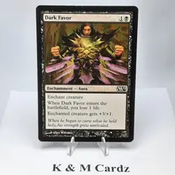 MTG - M12 - Dark Favor - #089 - Lightly Played - Image 1