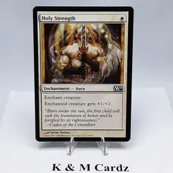 MTG - M10 - Holy Strength - #015 - Lightly Played - Image 1