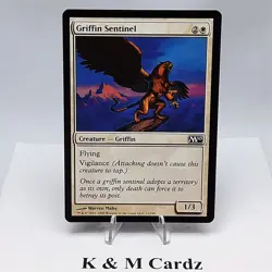 MTG - M10 - Griffin Sentinel - #012 - Lightly Played - Image 1