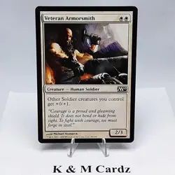 MTG - M10 - Veteran Armorsmith - #038 - Lightly Played - Image 1