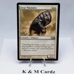 MTG - M10 - Siege Mastodon - #030 - Lightly Played - Image 1